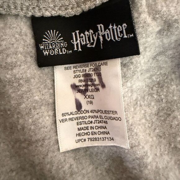 Wizarding World Harry Potter Gryffindor Juniors Sweatshirt Gray XXL bv - Picture 6 of 7
